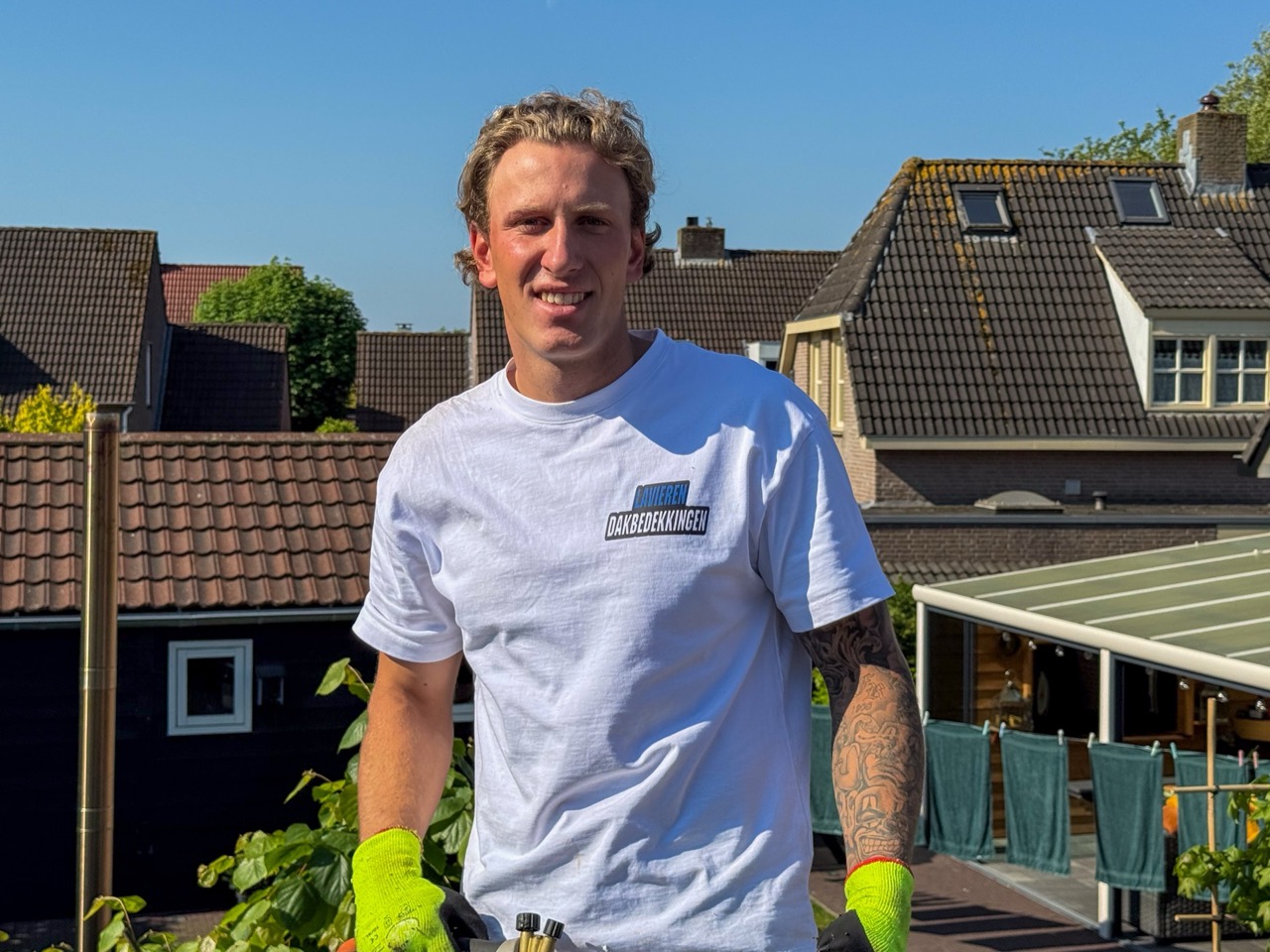 Jesper van Lavieren, zelfstandig dakdekker uit Lienden